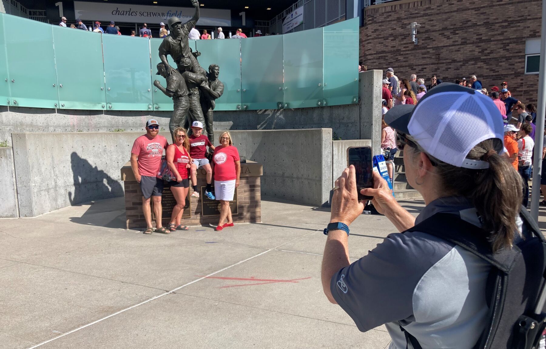 Road to Omaha statue